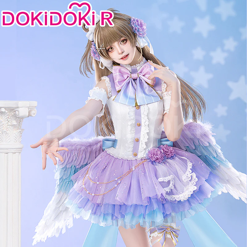 DokiDoki-R Anime LoveLive! School Idol Project Cosplay Lovelive Kotori Minami Costume / Wig White Day Angel Idol Project - Image 2