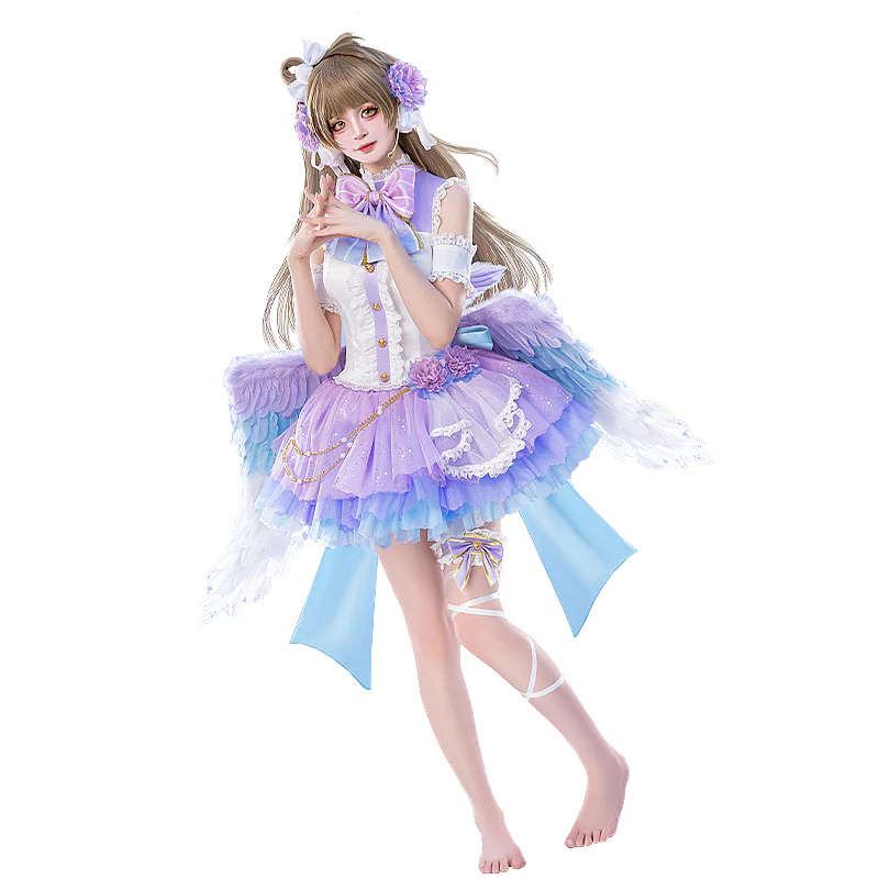 DokiDoki-R Anime LoveLive! School Idol Project Cosplay Lovelive Kotori Minami Costume / Wig White Day Angel Idol Project - Image 6
