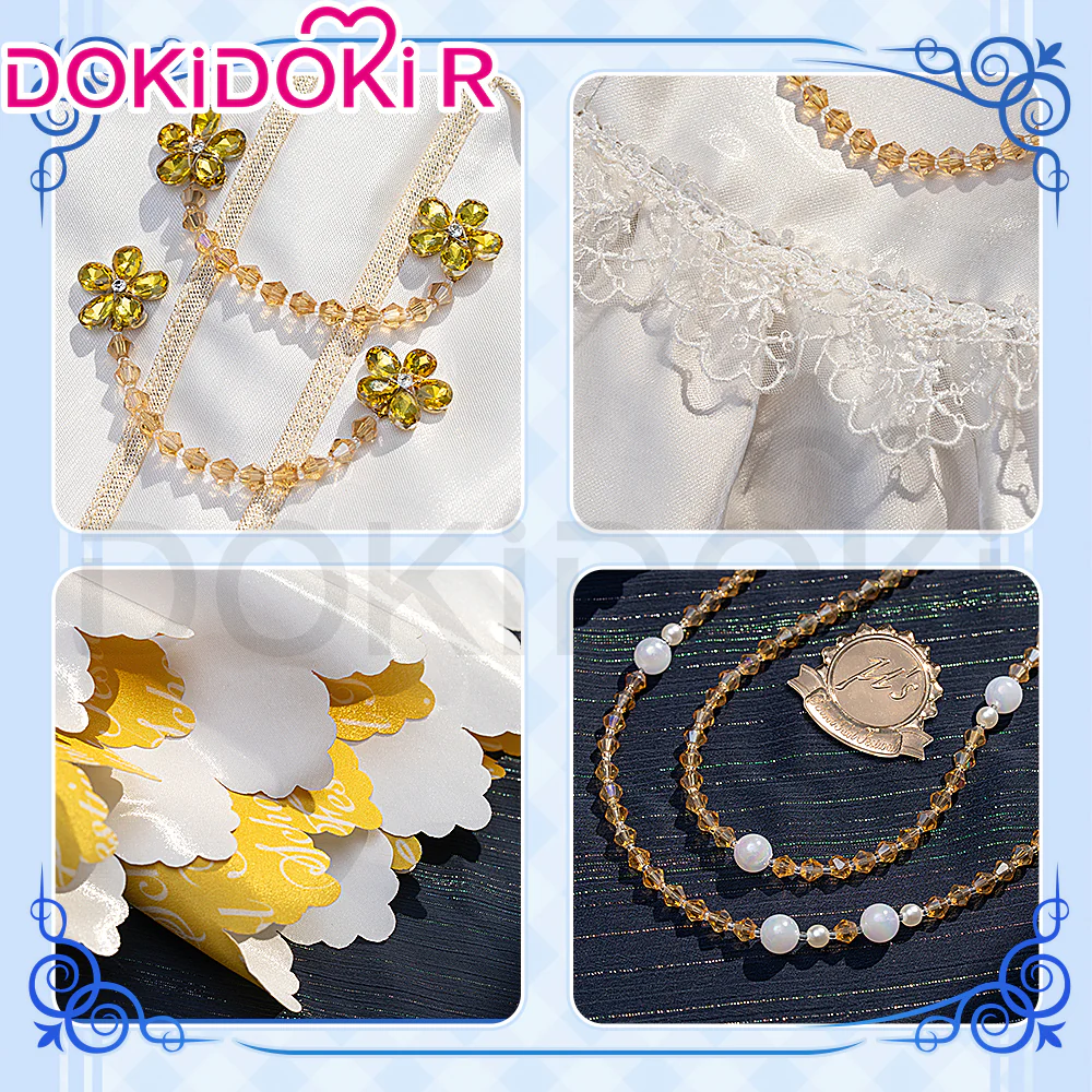 DokiDoki-R Anime LoveLive! School Idol Project Cosplay Minami Kotori Bride Costume White Wedding Dress - Image 7
