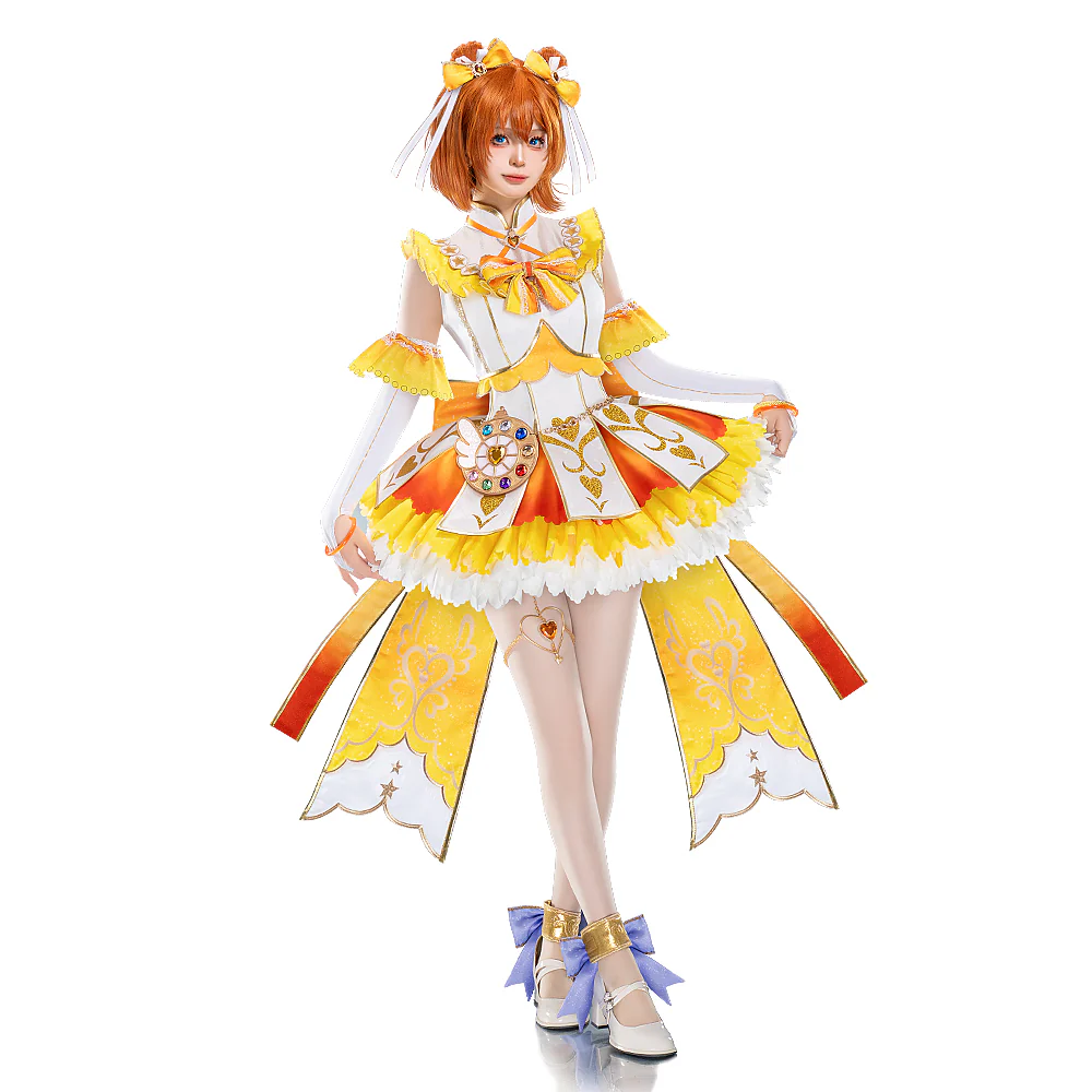 DokiDoki-R Anime LoveLive! School Idol Project Lovelive Cosplay Kosaka Honoka Costume Make-Up Magic - Image 6