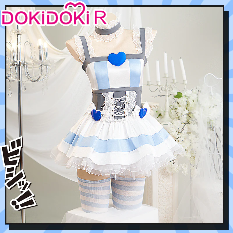 【Ready For Ship】【Last Batch】DokiDoki-R Anime Cosplay  Costume Angel Dress