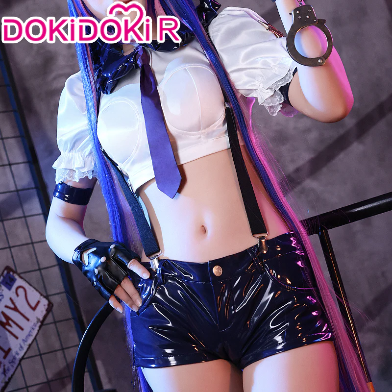 【Partially Ready For Ship】DokiDoki-R Anime  Cosplay  Costume Angel Police Uniform - Image 6