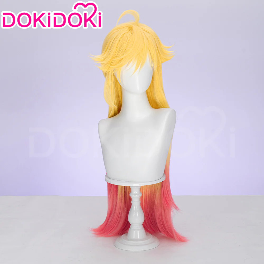 【Partially Ready For Ship】DokiDoki Anime Cosplay  Cosplay Wig Long Yellow Hair / Earrings - Image 15