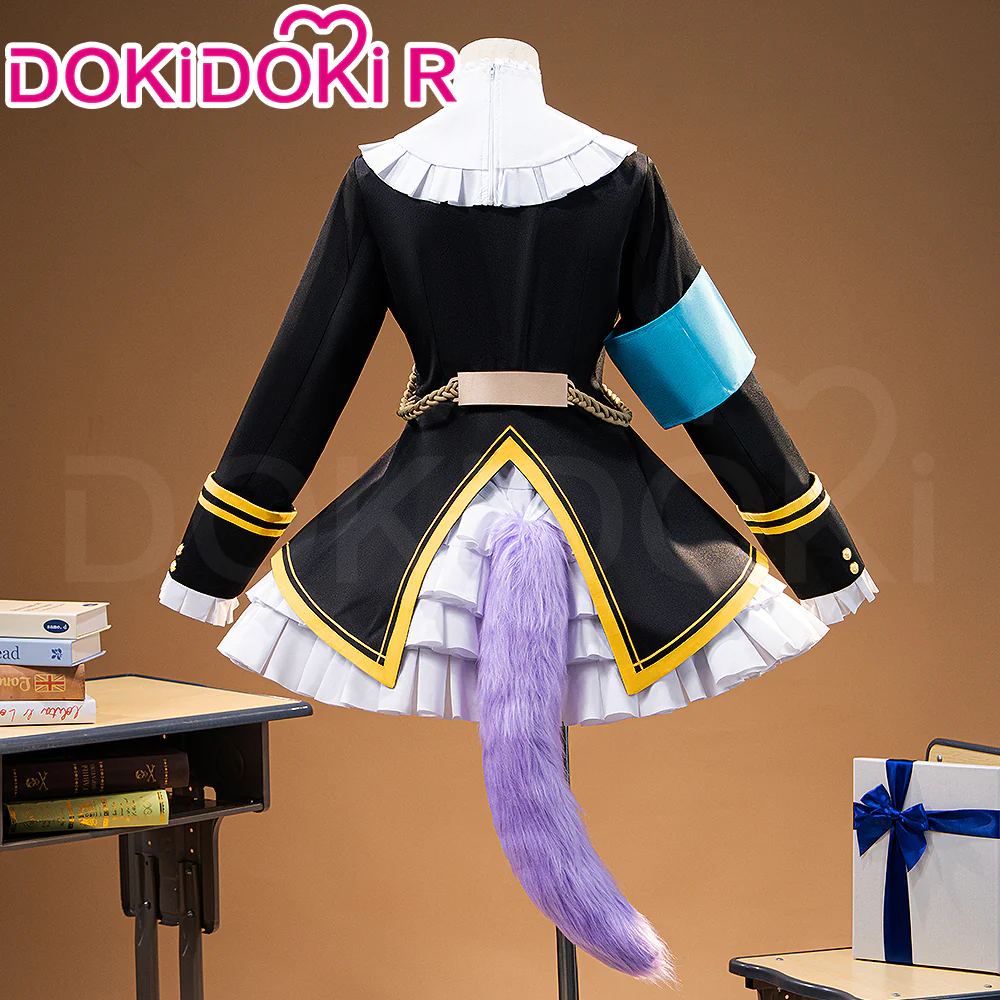 【Ready For Ship】DokiDoki-R Game Cosplay The Final Battle Uniform In Black White - Image 2
