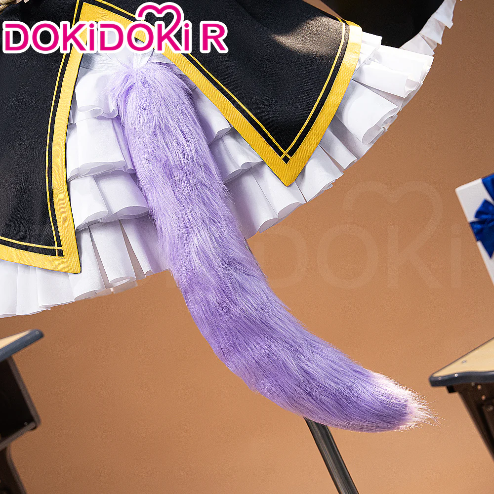 【Ready For Ship】DokiDoki-R Game Cosplay The Final Battle Uniform In Black White - Image 4