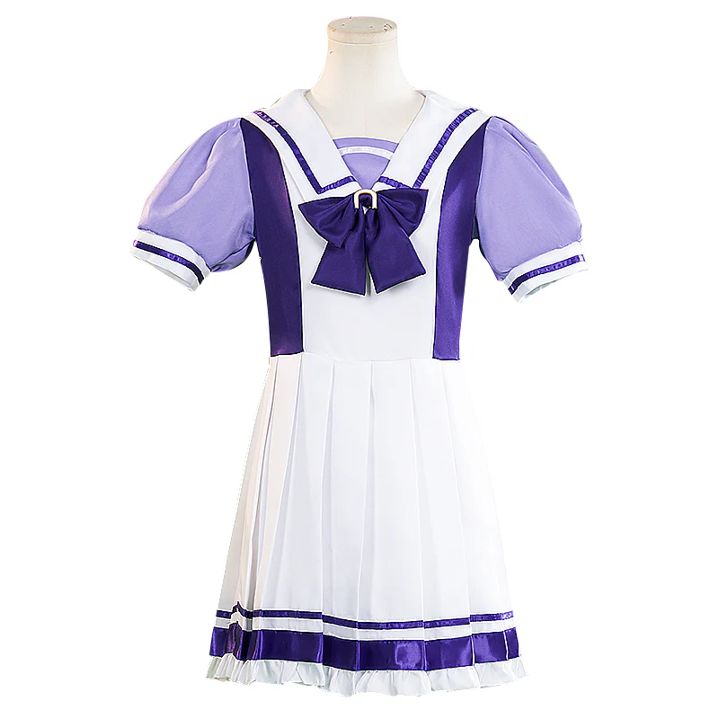 【Ready For Ship】【Last Batch】【Size S-2XL】DokiDoki-R Anime Game Cosplay Purple Costume Uniforms - Image 5