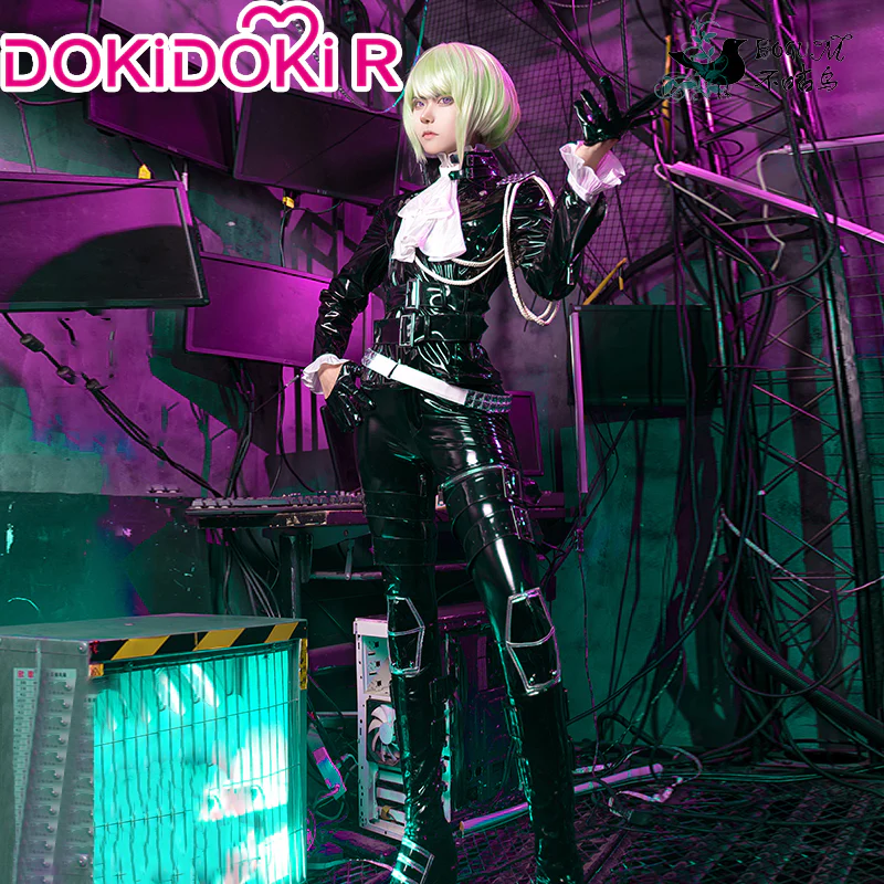 【Partially Ready For Ship】【Size S-2XL】DokiDoki-R Anime PROMARE Cosplay Lio Fotia Costume Men Black