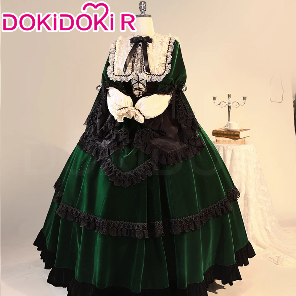 Dokidoki-R Anime Rozen Maiden Cosplay Sui sei seki Cosplay Costume Lolita Jade Stern Suiseiseki - Image 3