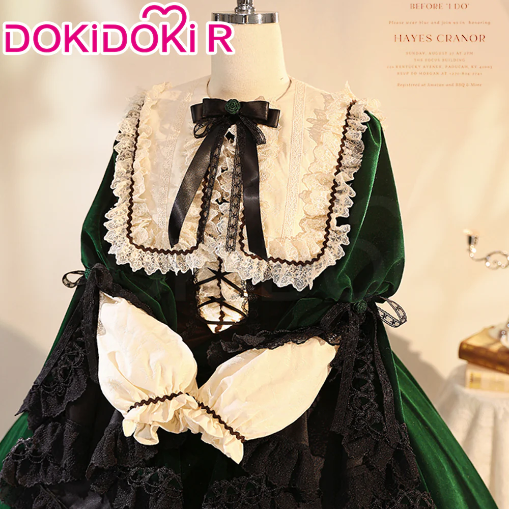 Dokidoki-R Anime Rozen Maiden Cosplay Sui sei seki Cosplay Costume Lolita Jade Stern Suiseiseki - Image 4