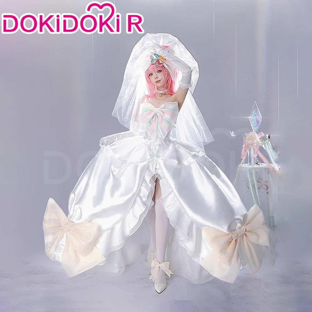 DokiDoki-R Anime Shugo Chara! Cosplay Hinamori Amu Costume Amulet Fortune Wedding Dress - Image 2