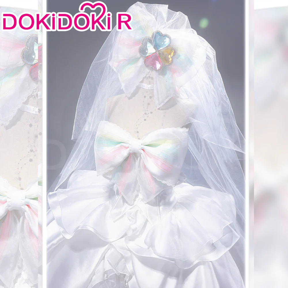 DokiDoki-R Anime Shugo Chara! Cosplay Hinamori Amu Costume Amulet Fortune Wedding Dress - Image 5