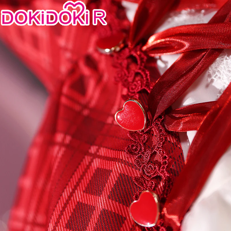 【In Stock】DokiDoki-R Anime Shugo Chara Cosplay Hinamori Amu Costume Dress - Image 5
