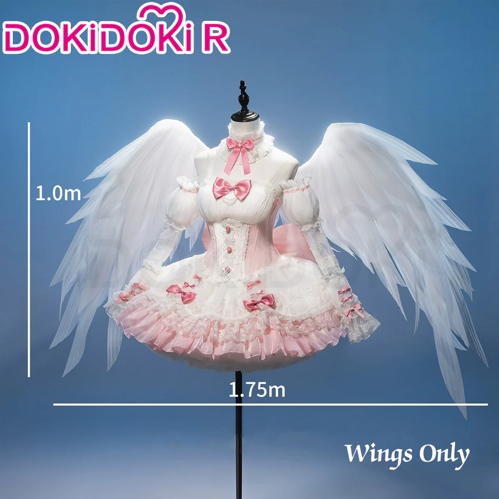 DokiDoki-R Anime Shugo Chara! Cosplay Hoshina Utau Devil / Angel Costume / Wings Doujin Halloween - Image 9