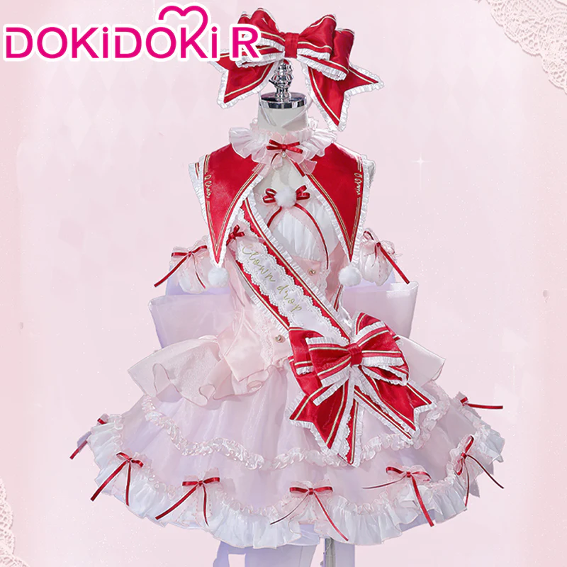 DokiDoki-R Anime Shugo Chara! Cosplay Mashiro Rima Costume Clown Drop Lolita Doujin - Image 7