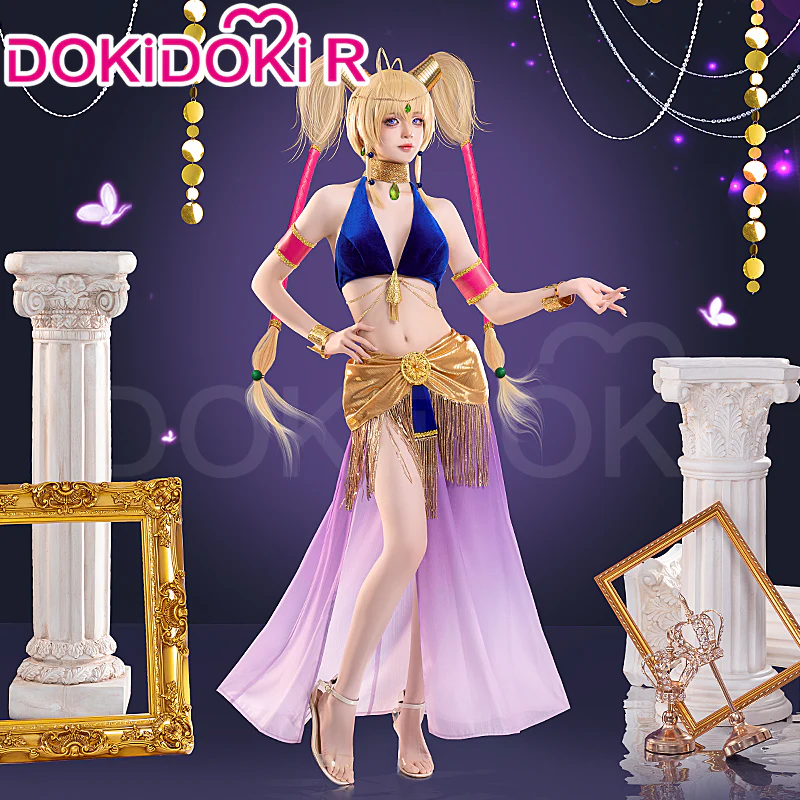 【In Stock】DokiDoki-R Anime Shugo Chara! Cosplay Tsukiyomi Utau Costume Dancing Diva My Guardian Characters