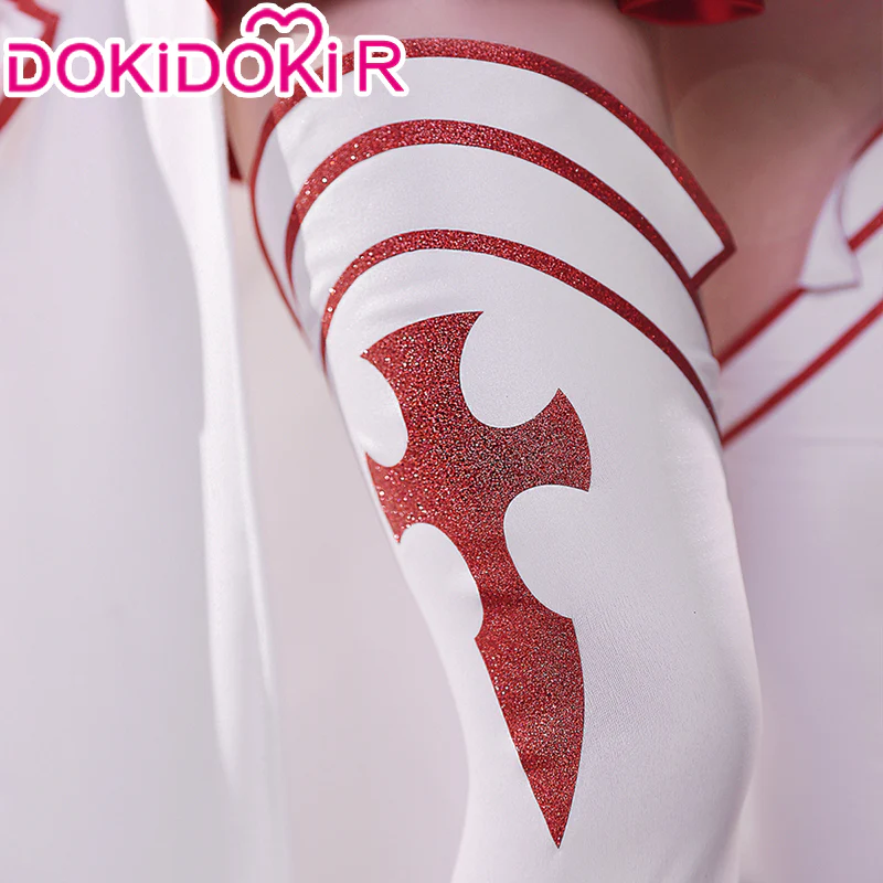 【IN STOCK】DokiDoki-R Anime Sword Art Online Cosplay Yuuki Asuna Costume SAO - Image 5