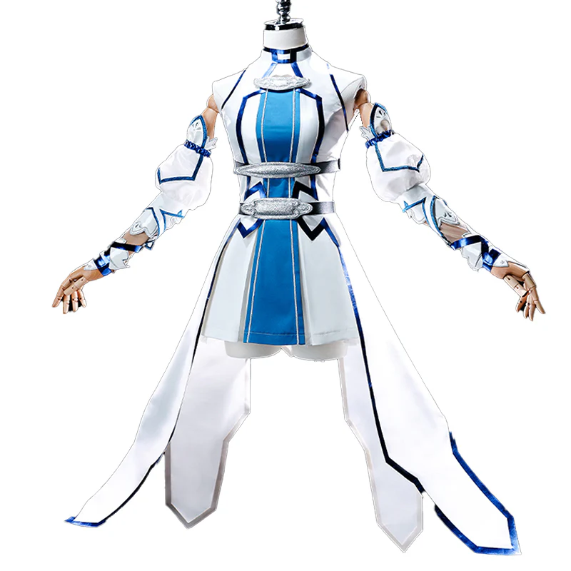 【Partially Ready For Ship】【In Stock】DokiDoki-R Anime Sword Art Online Yuuki Asuna Cosplay Undine Ver. Costume - Image 6