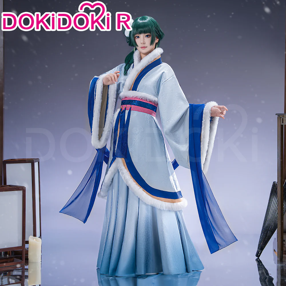 【Partially Ready For Ship】DokiDoki-R Anime The Apothecary Diaries Cosplay Maomao Costume Winter Outfit Mao Mao