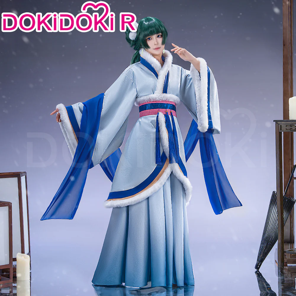 【Partially Ready For Ship】DokiDoki-R Anime The Apothecary Diaries Cosplay Maomao Costume Winter Outfit Mao Mao - Image 2