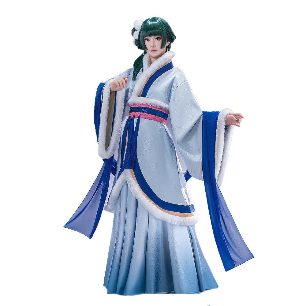 【Partially Ready For Ship】DokiDoki-R Anime The Apothecary Diaries Cosplay Maomao Costume Winter Outfit Mao Mao - Image 5