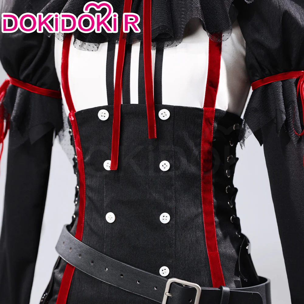 DokiDoki-R Anime Guilty Crown Cosplay Yuzuriha Inori Costume Black EGOIST Door The Empire of Corpses - Image 4