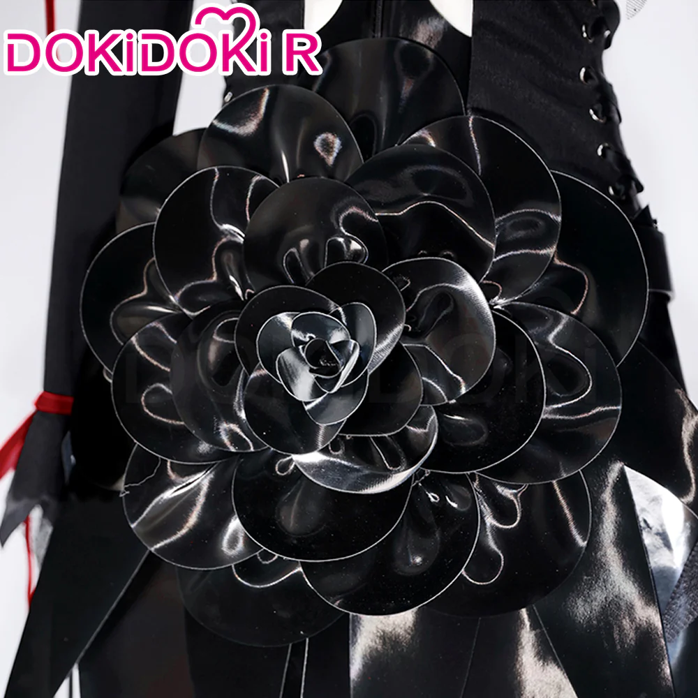 DokiDoki-R Anime Guilty Crown Cosplay Yuzuriha Inori Costume Black EGOIST Door The Empire of Corpses - Image 5