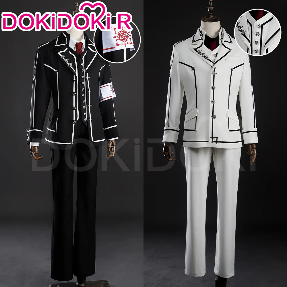 【Size S-2XL】DokiDoki-R Anime Vampire Knight Cosplay Kiryu Zero / Clan Kaname Costume Uniform