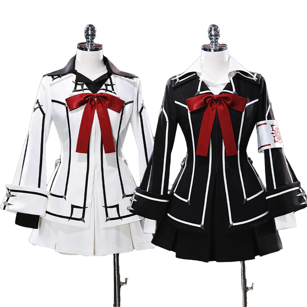 【Partially Ready For Ship】DokiDoki-R Anime Vampire Knight Cosplay Kurosu Yuki Costume Uniform - Image 5