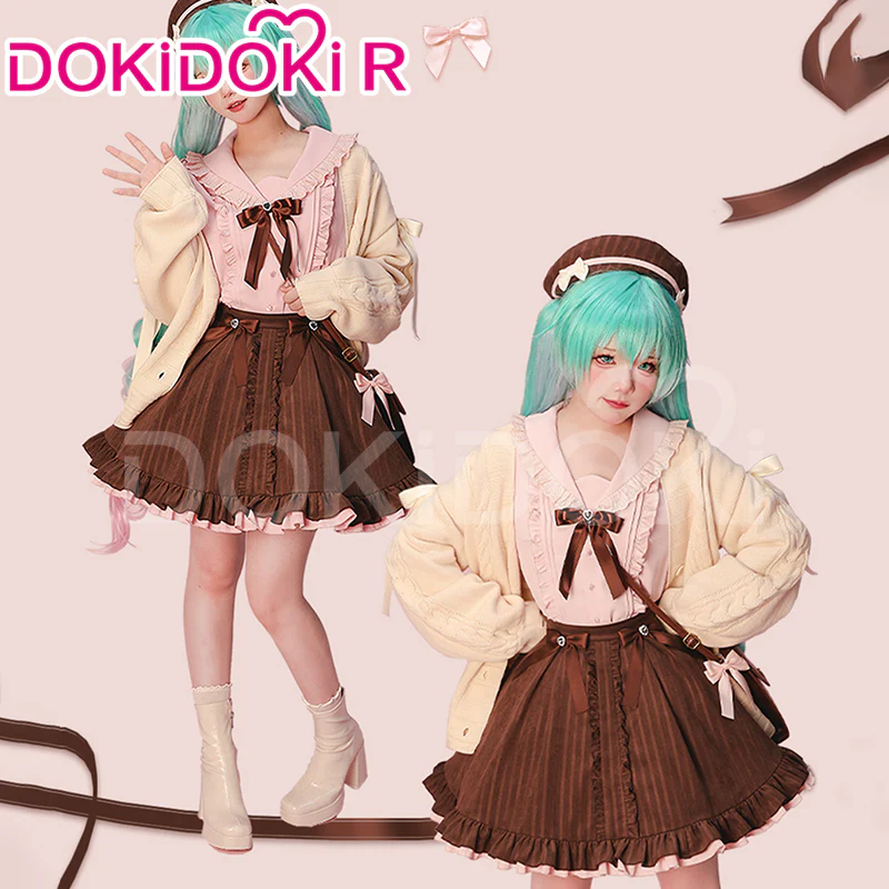 DokiDoki-R Cosplay Autumn Date Costume Sweet Dress Lolita Jirai Kei - Image 2