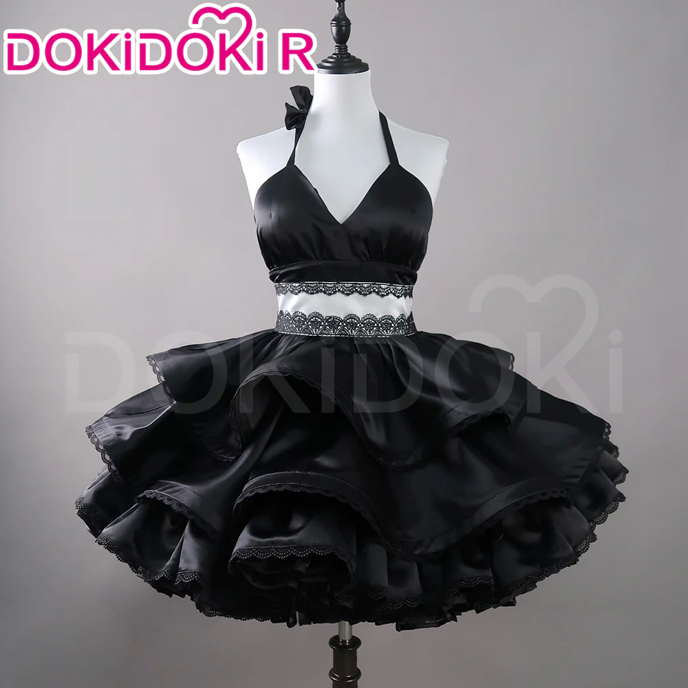 【Partially Ready For Ship】DokiDoki-R Cosplay Black Butterfly Dress Costume / Headphone / Cocktail Hat Magnet Gown - Image 7