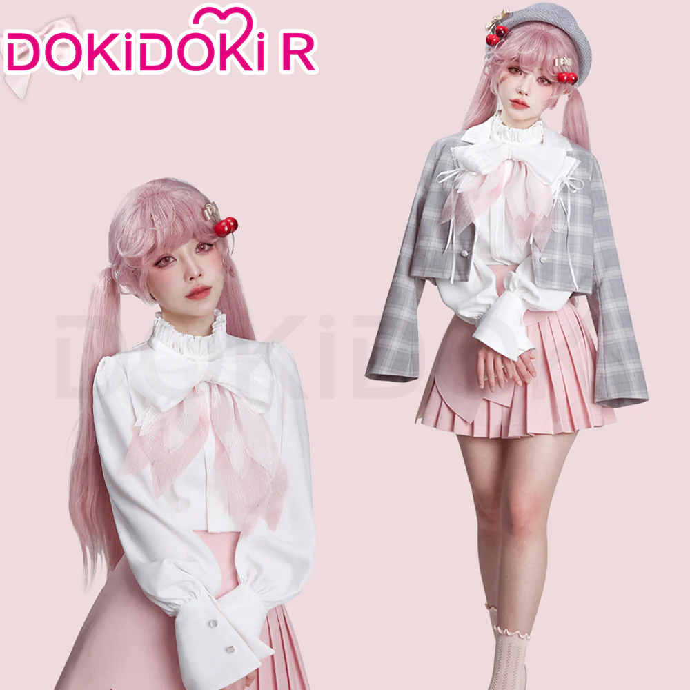 DokiDoki-R Cosplay Cosplay Costume Hanami Sakura Pink Suit - Image 2