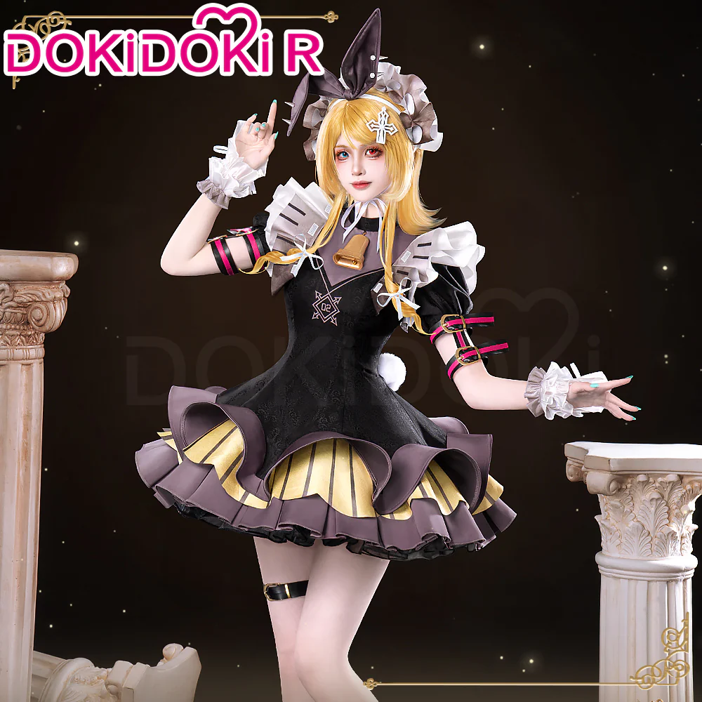 【Partially In Stock】DokiDoki-R Cosplay Costume Dark Colored Costume Doujin Secret Society - Image 2