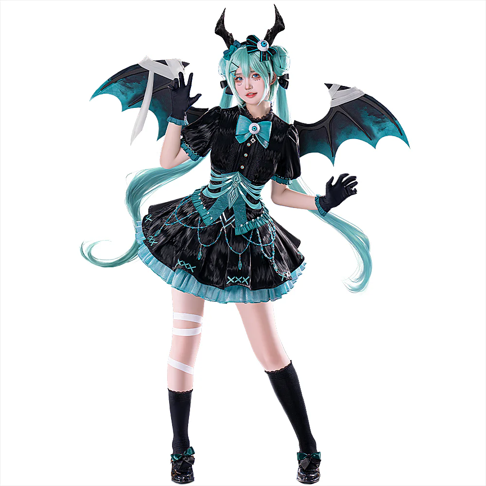 【In Stock】DokiDoki-R Cosplay Costume Doujin Bandage Devil  Dress Wig Halloween - Image 7