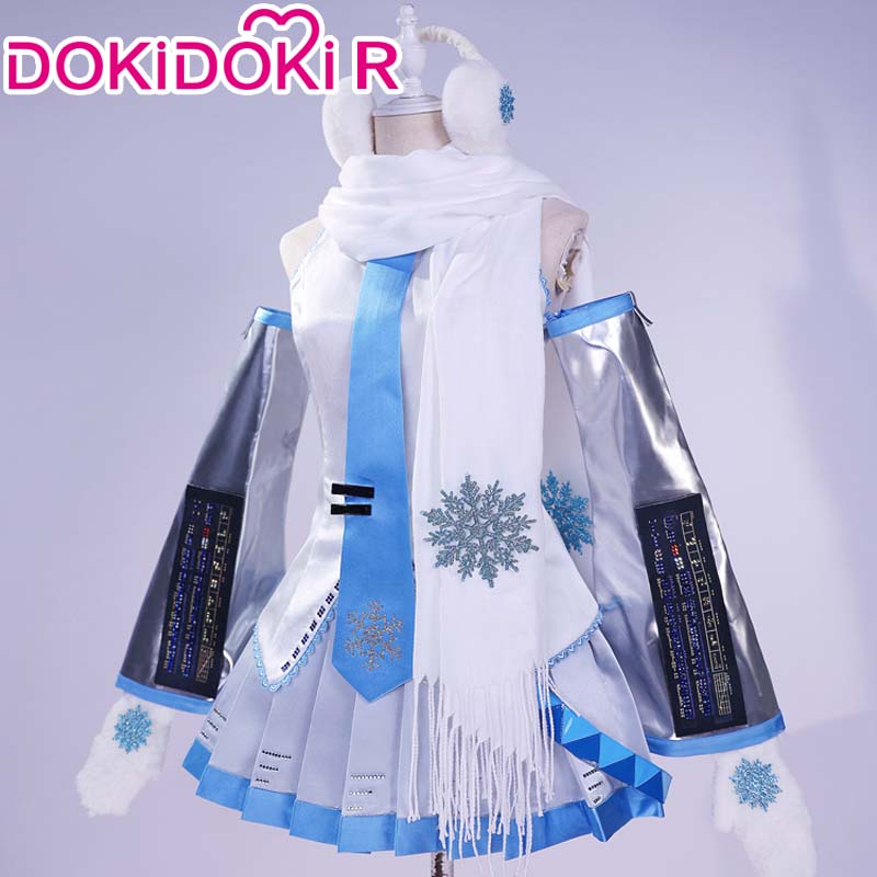 【Partially Ready For Ship】DokiDoki-R Cosplay Costume Snow Dress - Image 3
