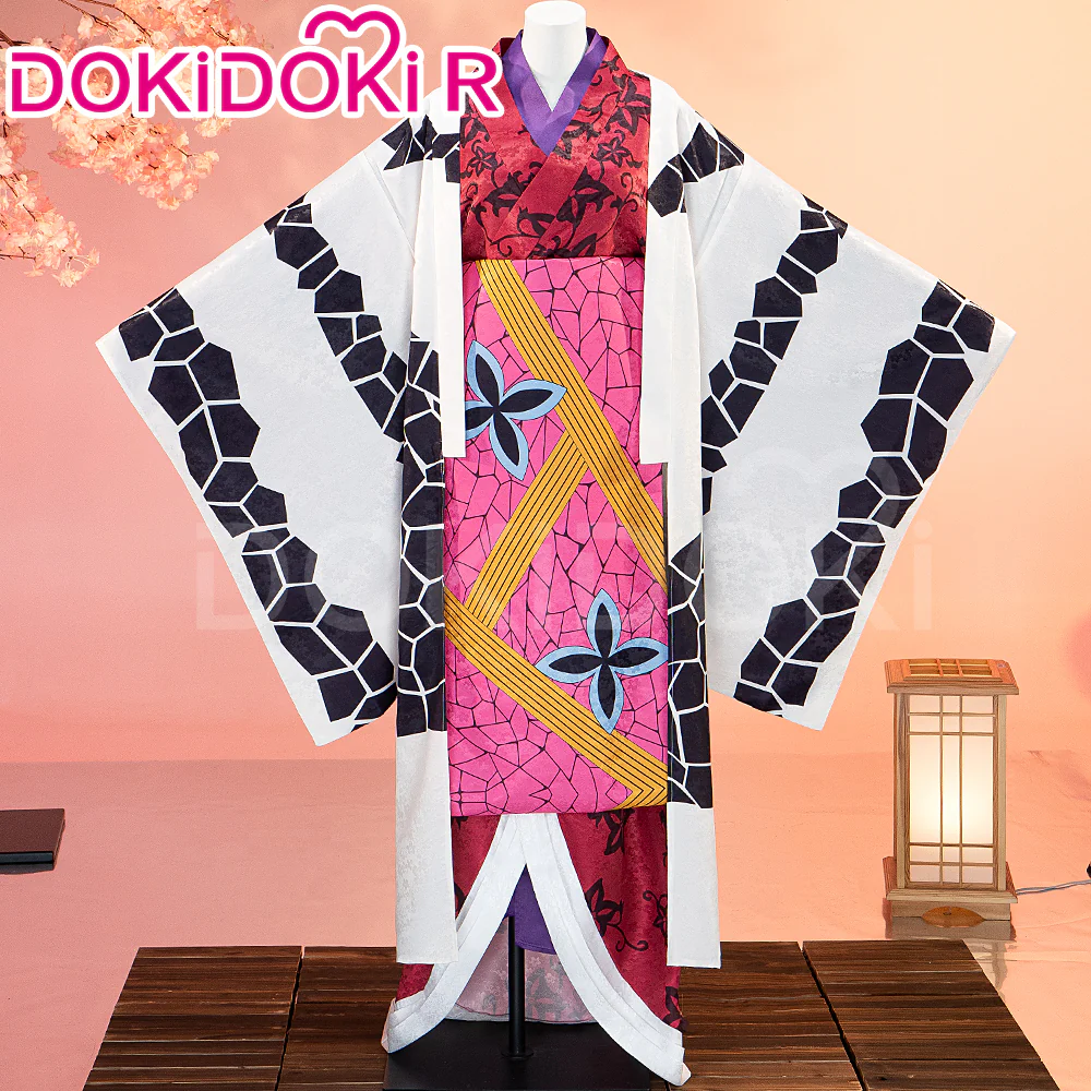 DokiDoki-R Cosplay Daakii Pink White Black Costume Halloween
