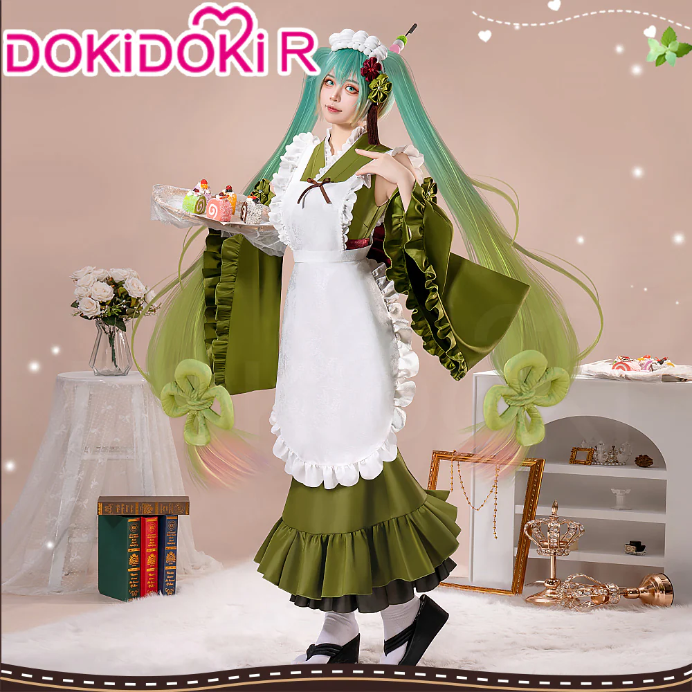 【In Stock】DokiDoki-R Cosplay Matcha Costume Green Dress