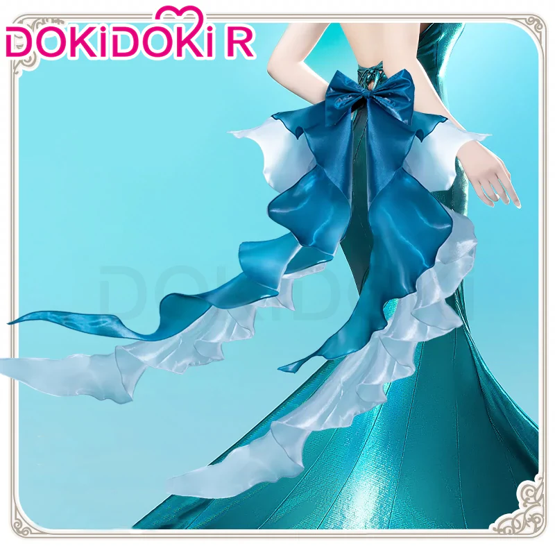 【In Stock】DokiDoki-R Cosplay Midsummer Fairy Girl Costume Green Gown Dress - Image 6