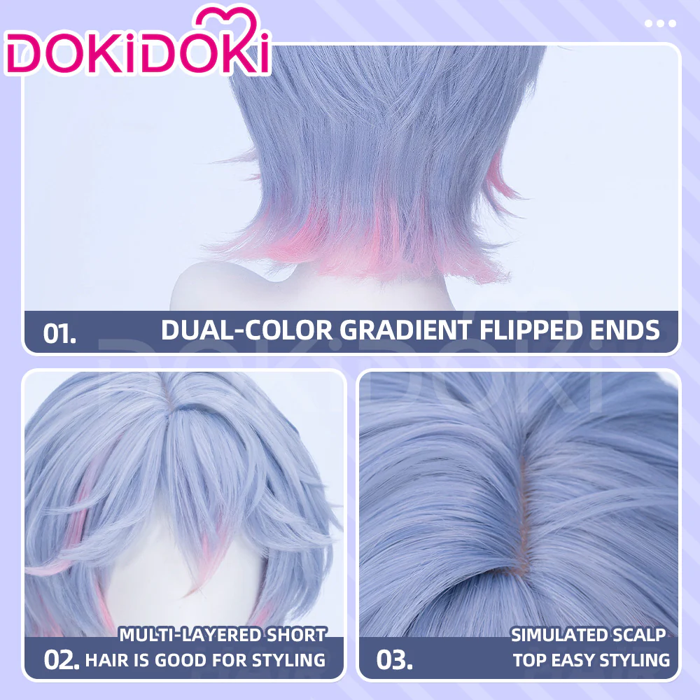 【Wig Ready For Ship】【Size S-3XL】DokiDoki-R Cosplay Rabbit Hole Costume / Wig Bunny Boy Sexy Black - Image 10
