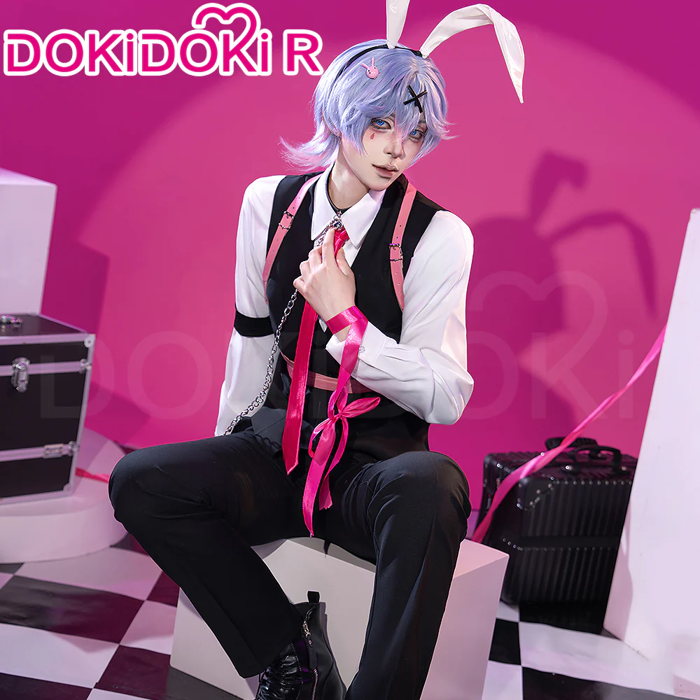 【Wig Ready For Ship】【Size S-3XL】DokiDoki-R Cosplay Rabbit Hole Costume / Wig Bunny Boy Sexy Black - Image 3
