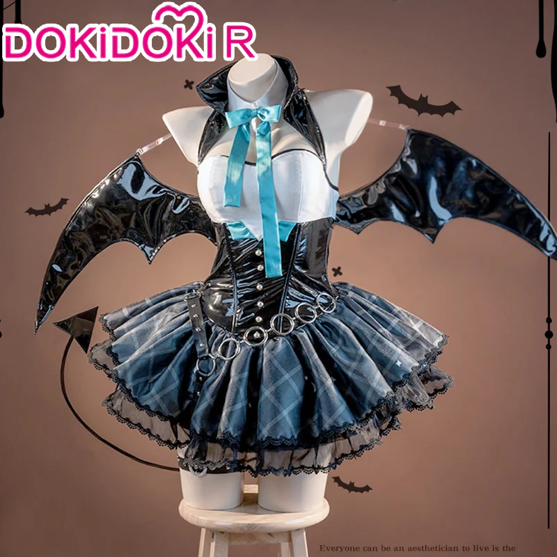 【Partially Ready For Ship】DokiDoki-R Cosplay Rascal the Raccoon Costume Devil Dress Halloween