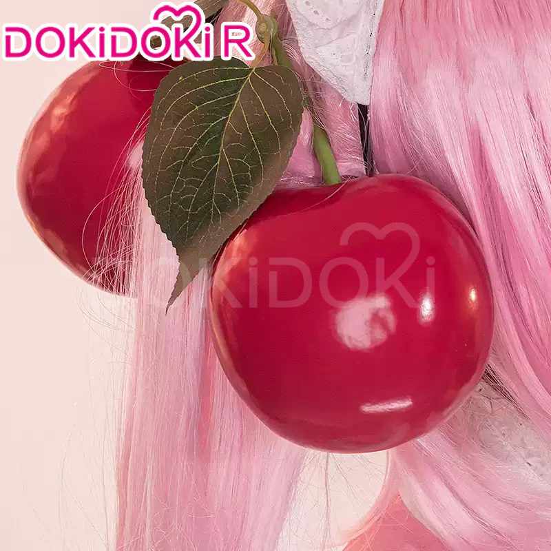【In Stock】DokiDoki-R Cosplay Sakura Costume Cute Wabi-sabi Tea House maid Sweet Dress Pink - Image 4