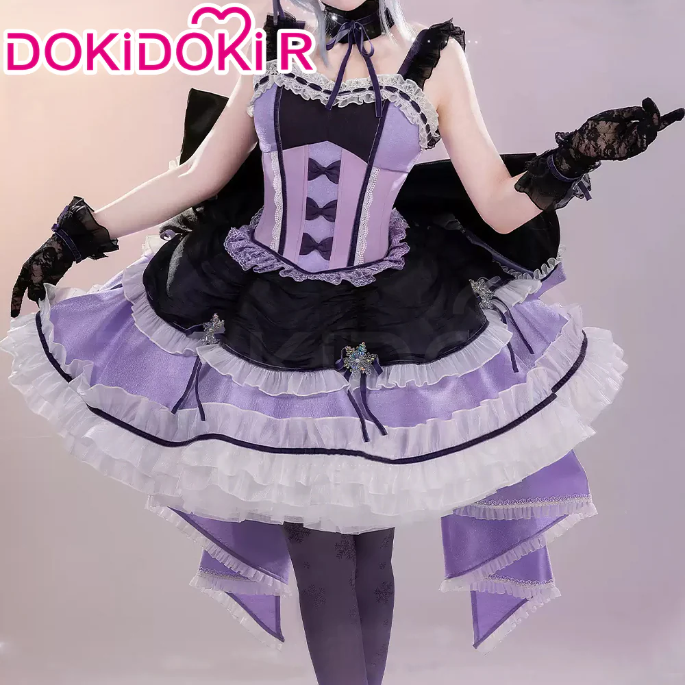 DokiDoki-R Cosplay Snow Purple Dress Lolita Female Costume - Image 4