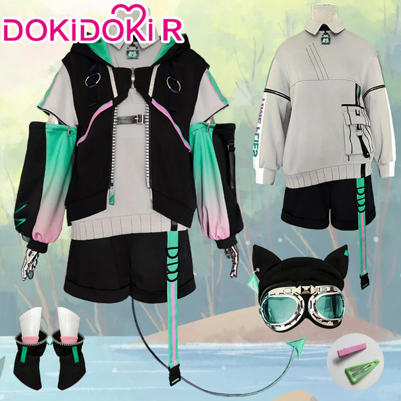 【In Stock】DokiDoki-R Cosplay Vtuber AZA Cosplay Costume NIJISANJI - Image 2