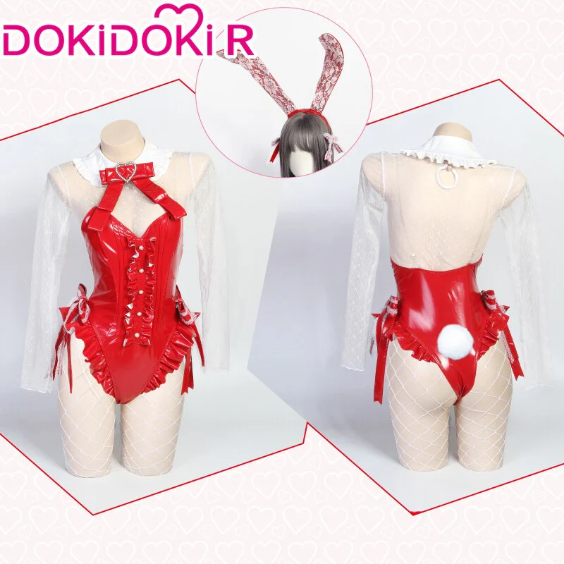 【 Ready For Ship】DokiDoki-R Cute Bunny Girl Costume Sexy Cosplay Christmas - Image 2