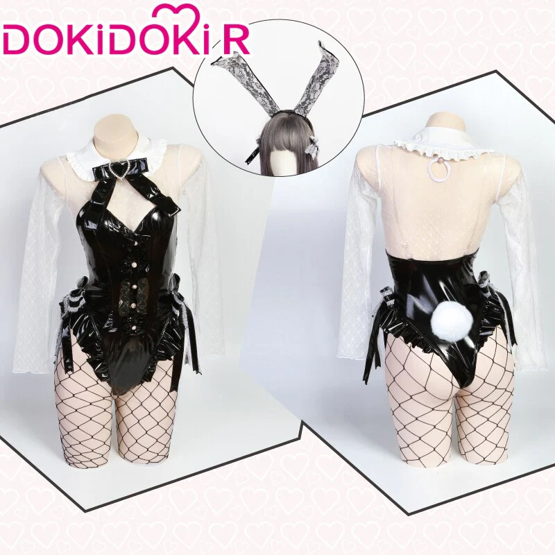 【 Ready For Ship】DokiDoki-R Cute Bunny Girl Costume Sexy Cosplay Christmas - Image 4