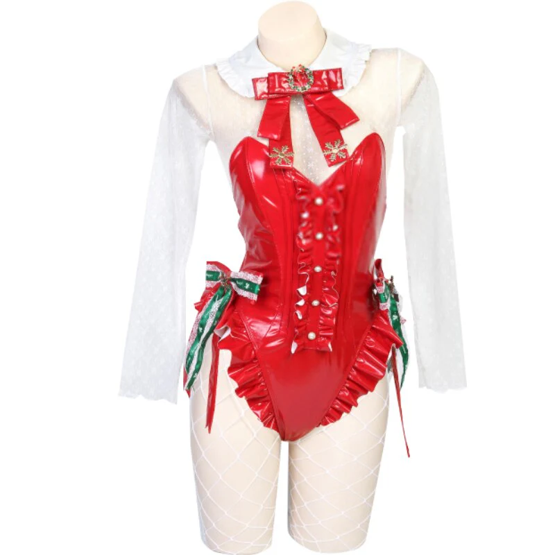 【 Ready For Ship】DokiDoki-R Cute Bunny Girl Costume Sexy Cosplay Christmas - Image 5