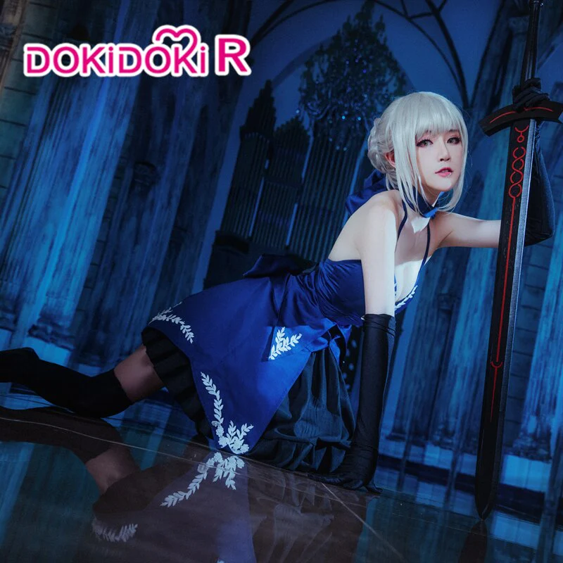 【S In Stock】DokiDoki-R Fate/stay night Cosplay Arutoria Pendoragon Costume Dress Wome Saber Alter Cosplay - Image 4