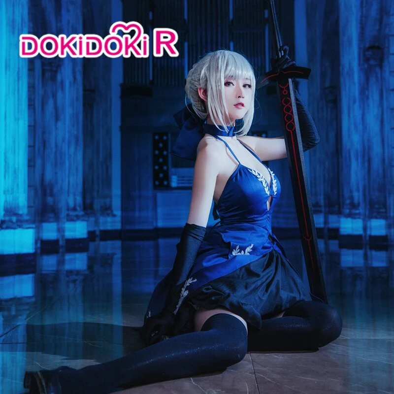 【S In Stock】DokiDoki-R Fate/stay night Cosplay Arutoria Pendoragon Costume Dress Wome Saber Alter Cosplay - Image 5