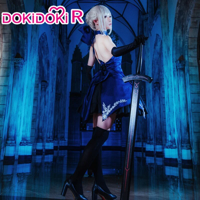 【S In Stock】DokiDoki-R Fate/stay night Cosplay Arutoria Pendoragon Costume Dress Wome Saber Alter Cosplay - Image 6