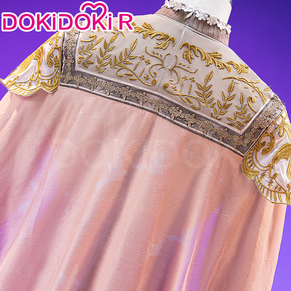 DokiDoki-R Game Anime Cosplay Costume Twilit Fit Purple Sleeve Cap - Image 4